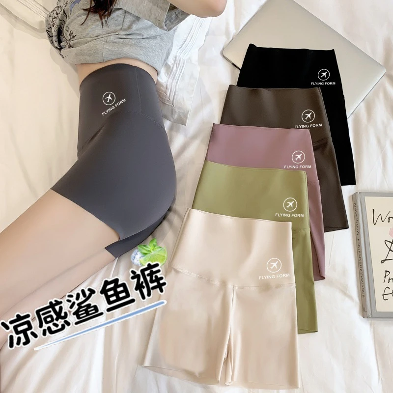 夏季薄款鲨鱼裤收腹提臀部安全裤防走光拉拉上托三分打底安全短裤