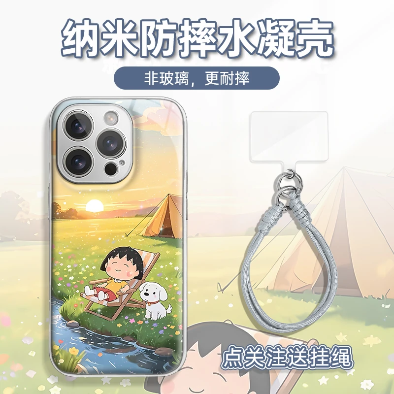 适用于苹果16华为OPPO小米VIVO高颜值潮流LJ闪粉水凝手机壳AM0348