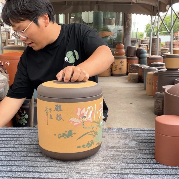 紫砂茶叶罐茶叶罐