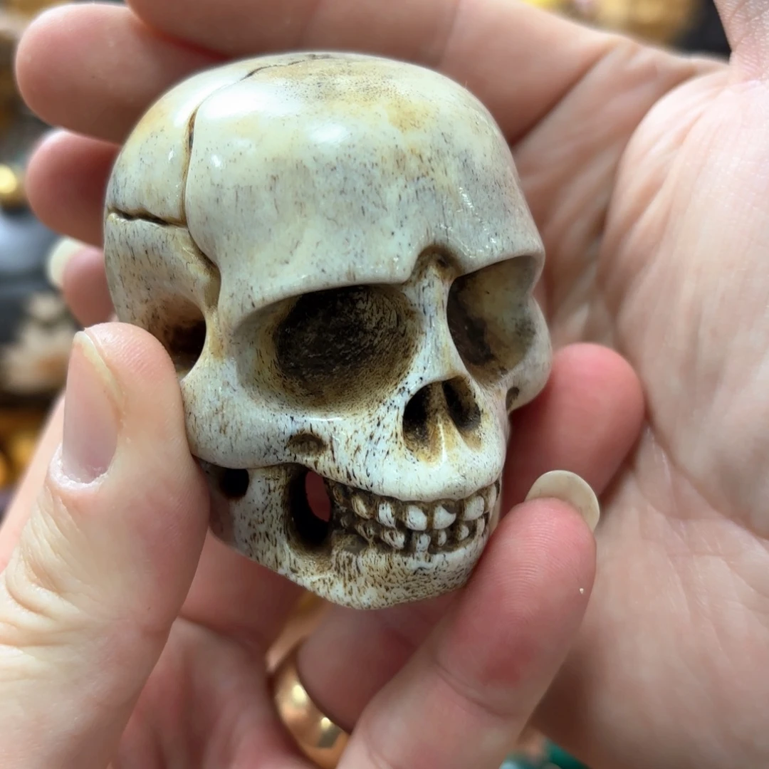 江***司手串/手链鹿骨雕刻精美