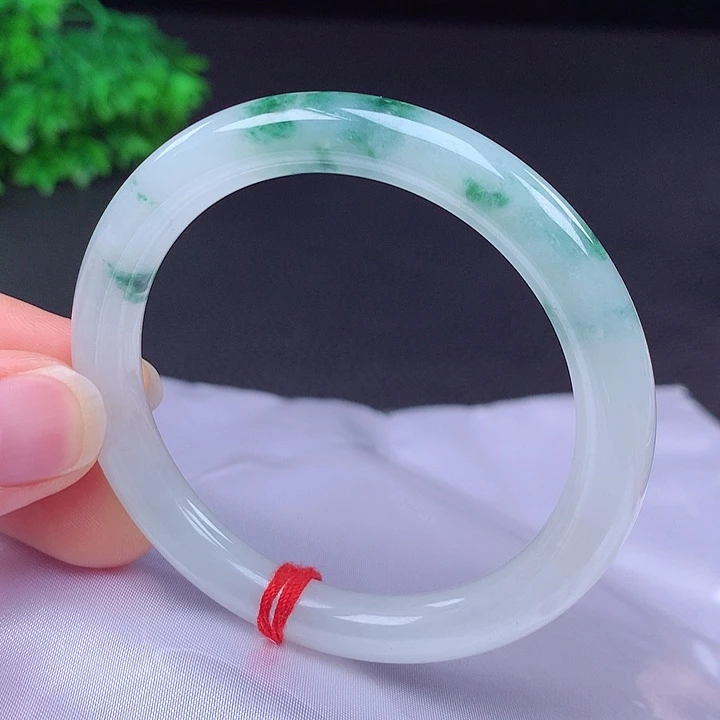 翡翠未镶嵌手镯52圈686009