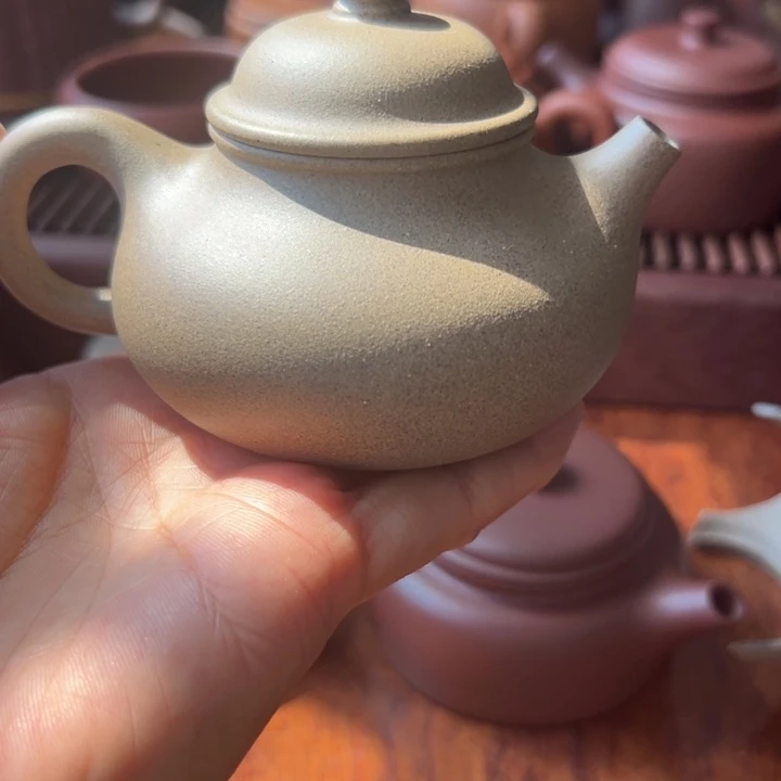 茶壶紫砂段泥容天160cc