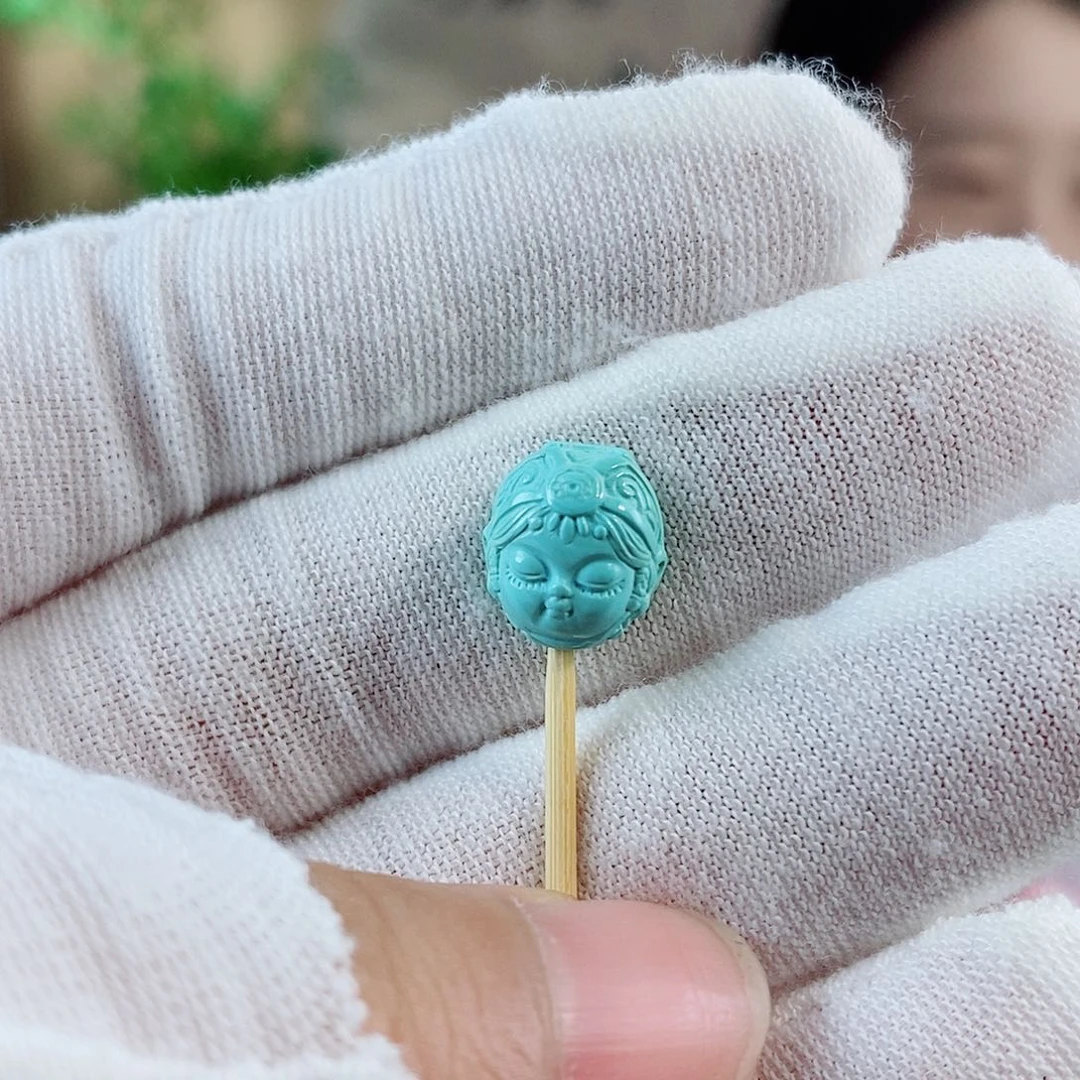 未镶嵌绿松石珠宝奇石