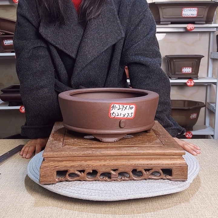 紫砂花盆紫砂花盆