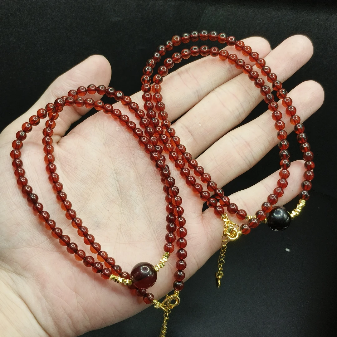 【李想精选】琥珀DIY女神链Z7【多样性发其一】约10-4mm