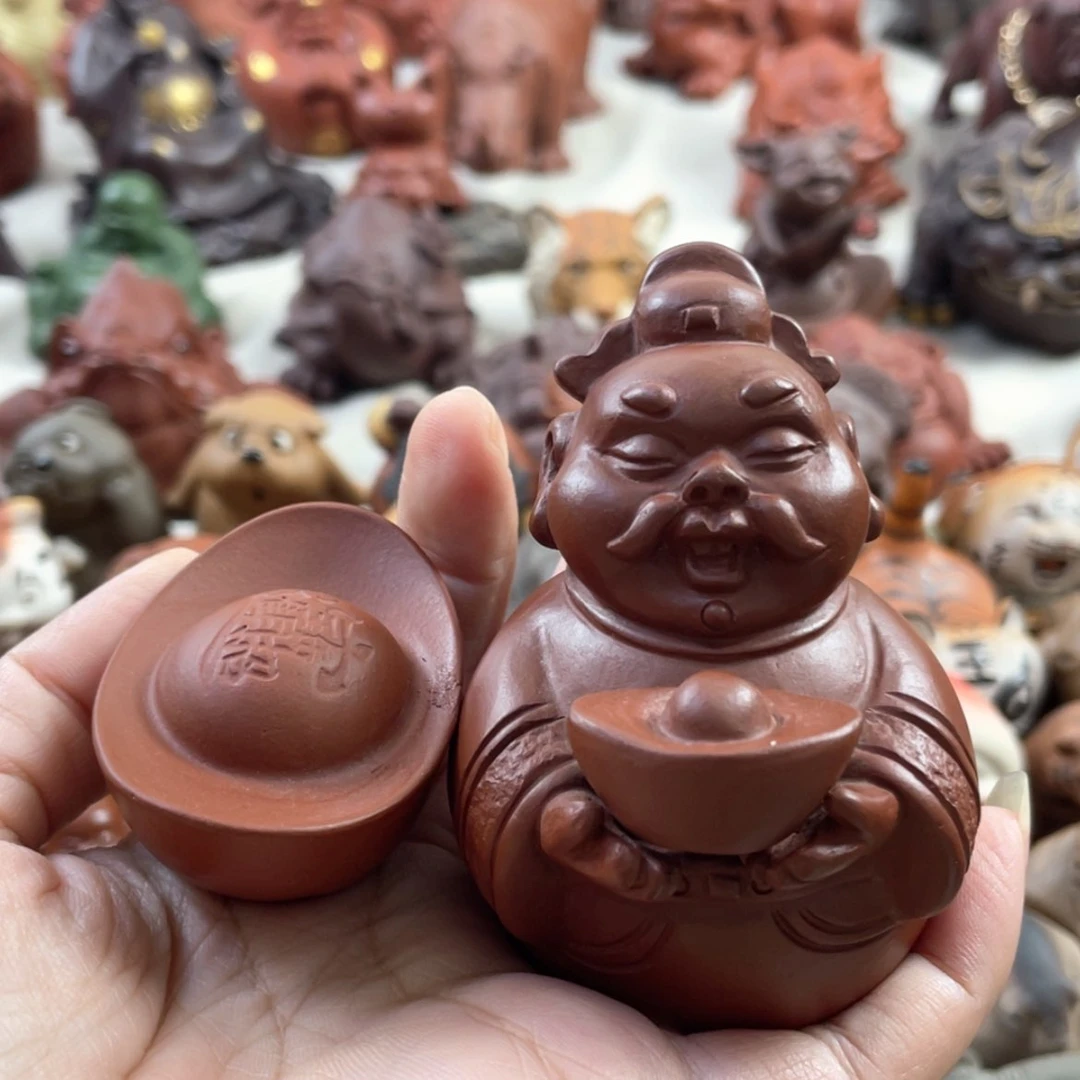 【闪购商品】紫砂茶宠孟*紫砂财神