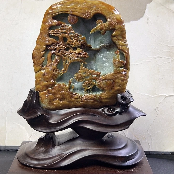 玉***品翡翠未镶嵌摆件翡翠