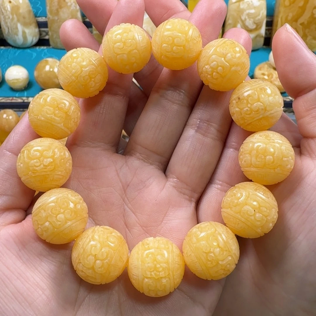 蜜蜡手链未镶嵌蜜蜡