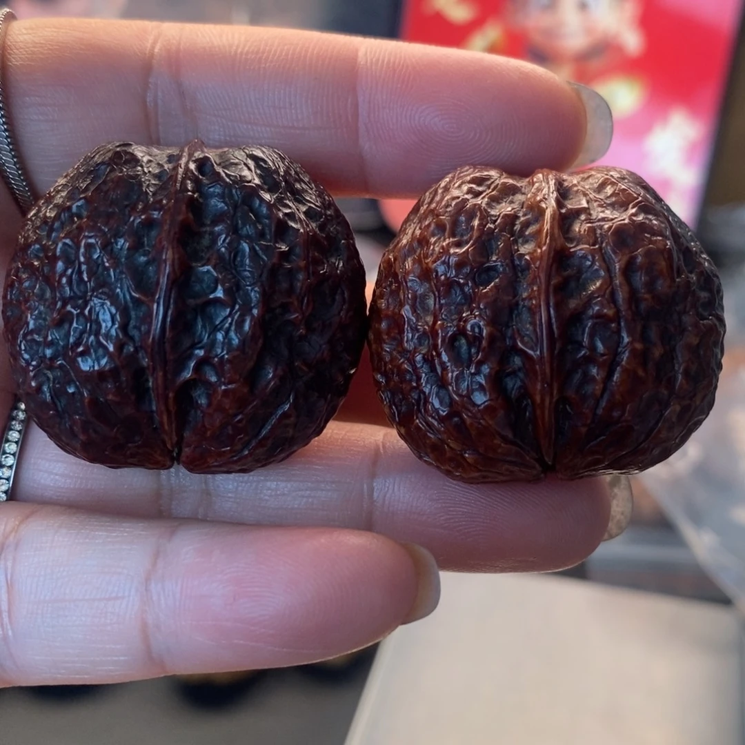 把件文玩核桃彩元宝