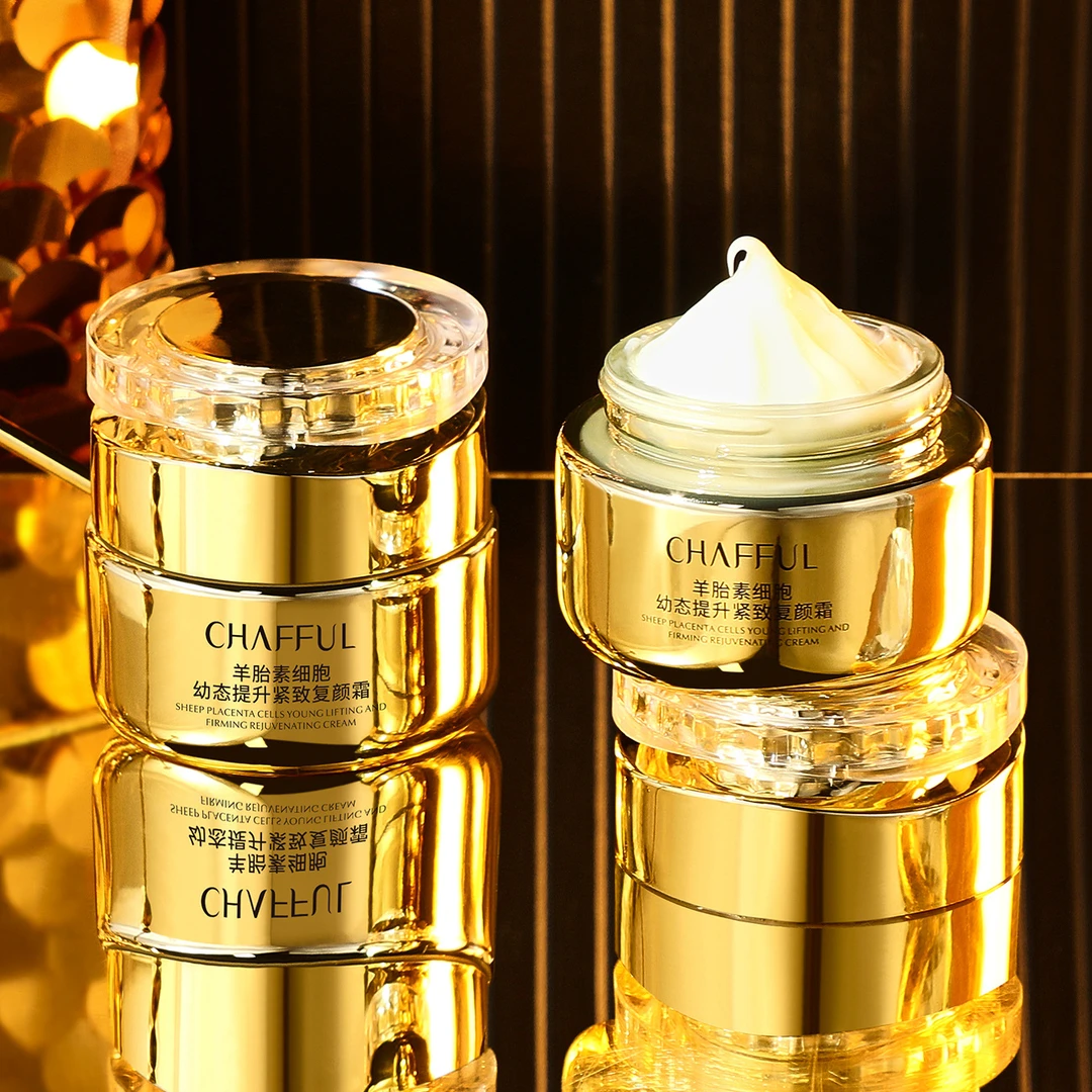 【专抹皱纹_到手2瓶】重组胶原抗皱面霜提拉紧致淡纹羊胎素复颜霜