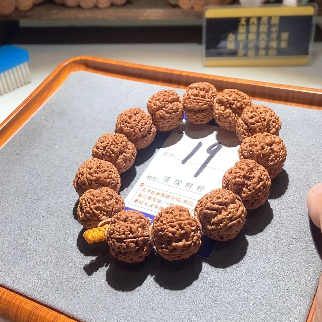 金刚菩提吊坠矮桩粗筋双龙22.8mm