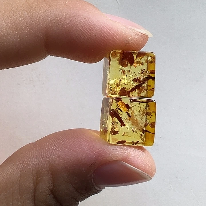 琥珀（花珀）项圈未镶嵌