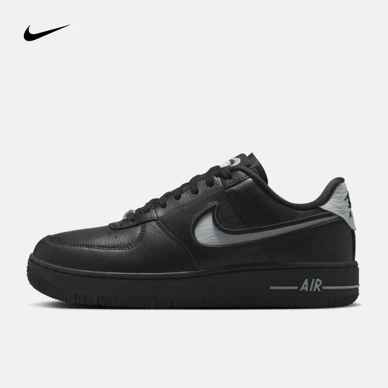 NIKE/耐克FORCE 男女黑灰空军经典百搭复古休闲舒适板鞋FJ7409002