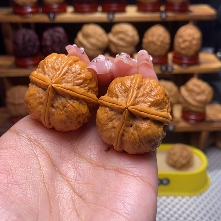 文玩核桃吊坠方印25