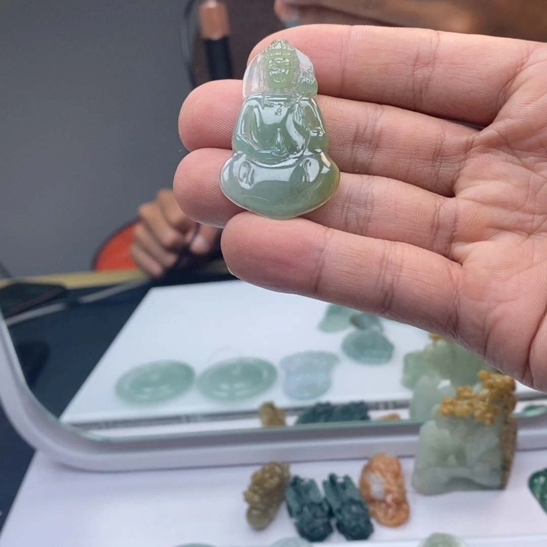 翡翠未镶嵌手链天然a货翡翠97