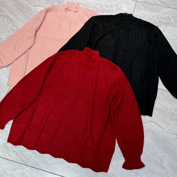 8671 高品质面料冬款大码女装上衣