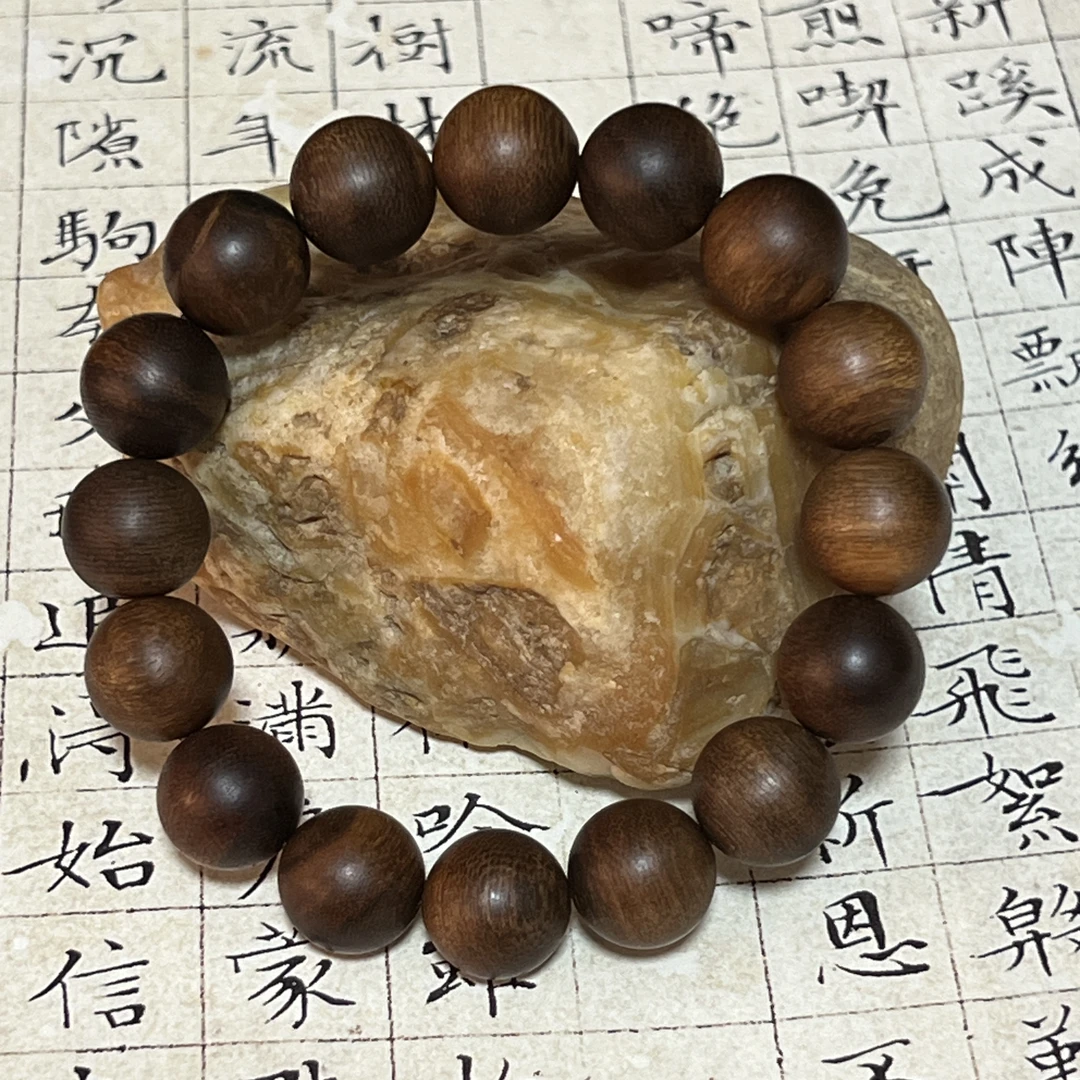 Z-358【莞香系老白棋沉香】单圈约14mm、26g