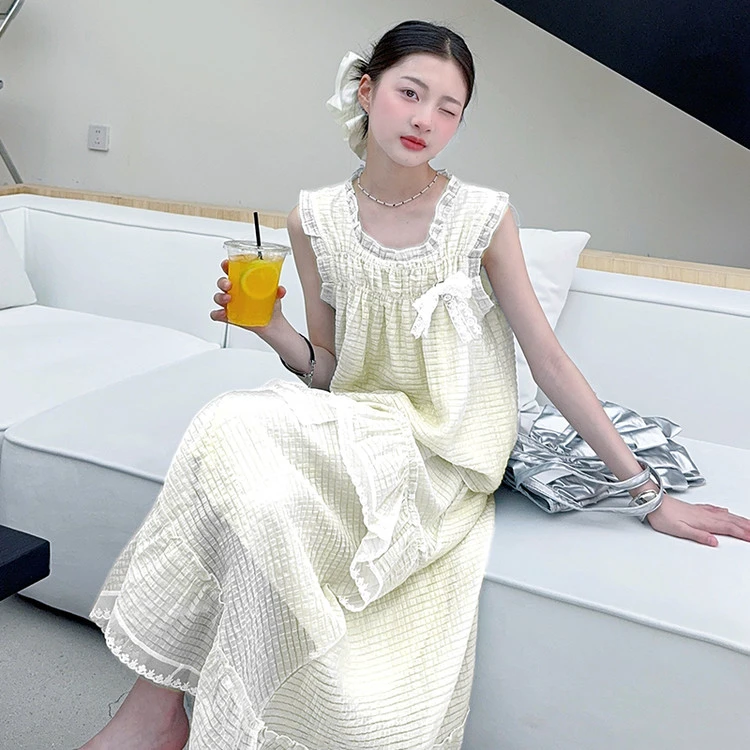 2025夏季出游新款甜美公主风女童连衣裙时尚百搭度假长裙儿童夏装