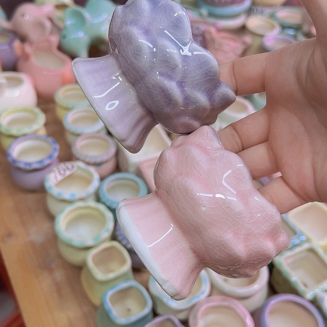 陶瓷花盆当场满12包邮