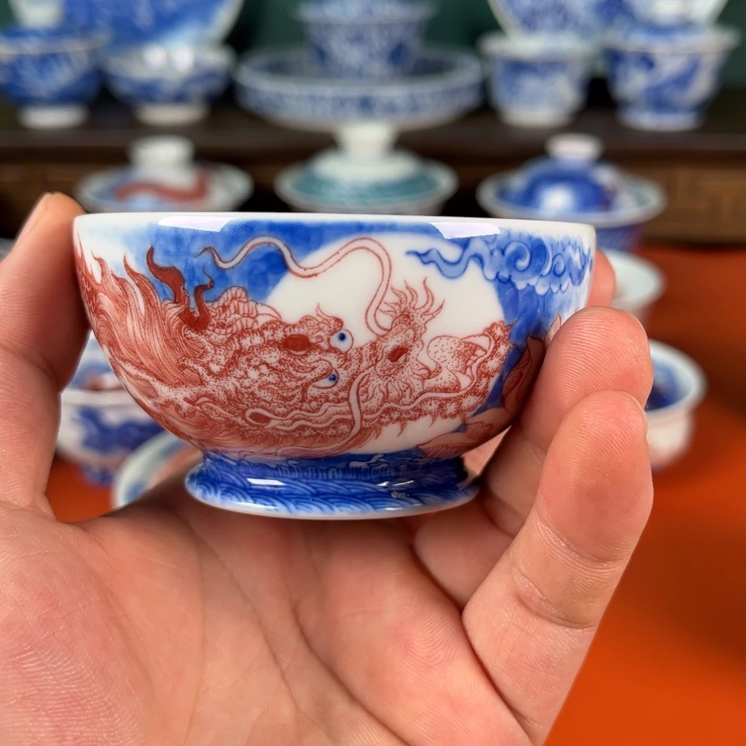 瓷片景德镇手工手绘