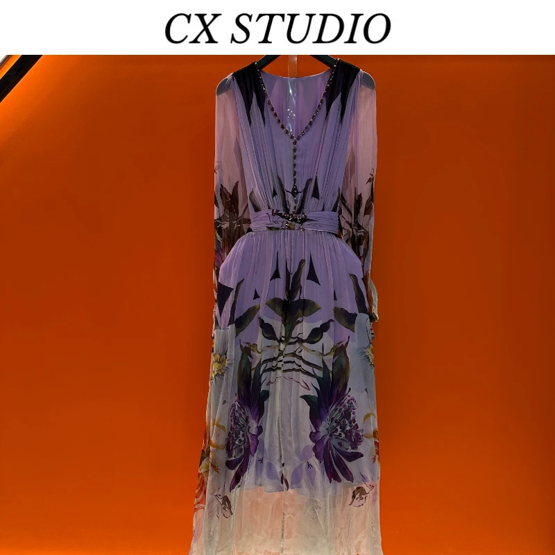 编码41 经典收腰轻奢时尚春季连衣裙（定制女装）TG483