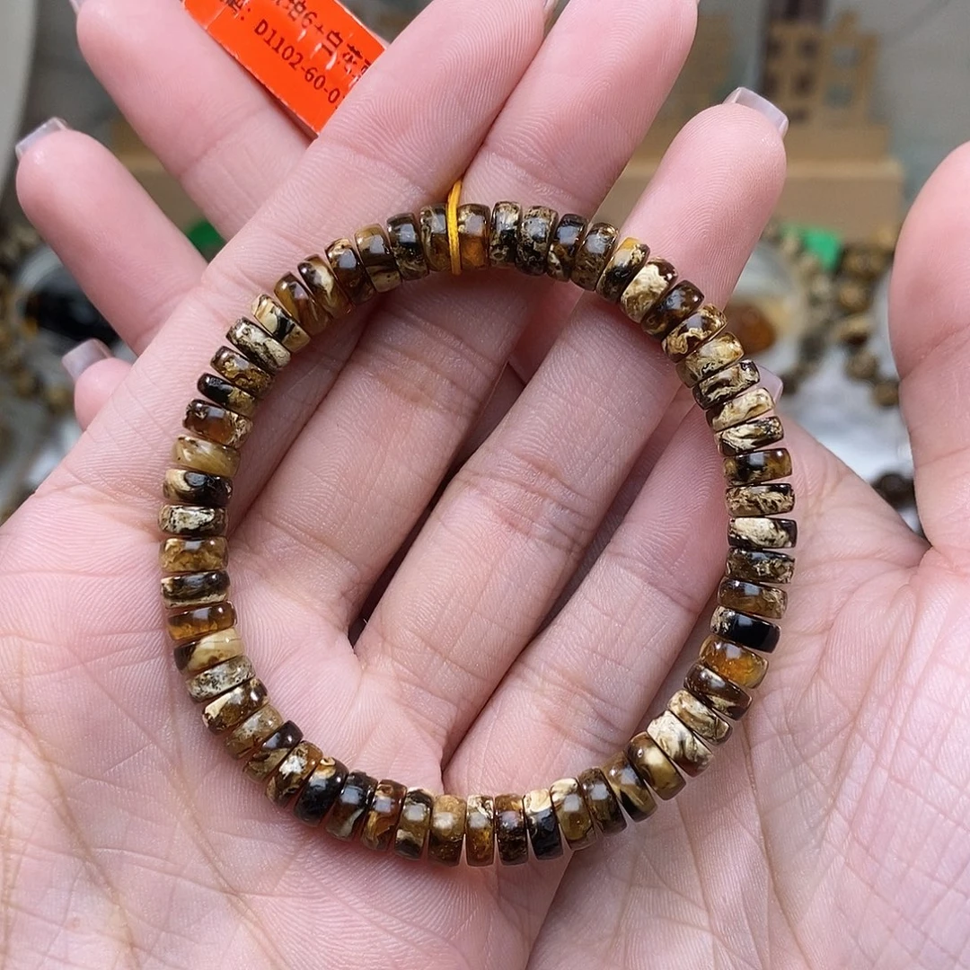 琥珀未镶嵌手链6➕