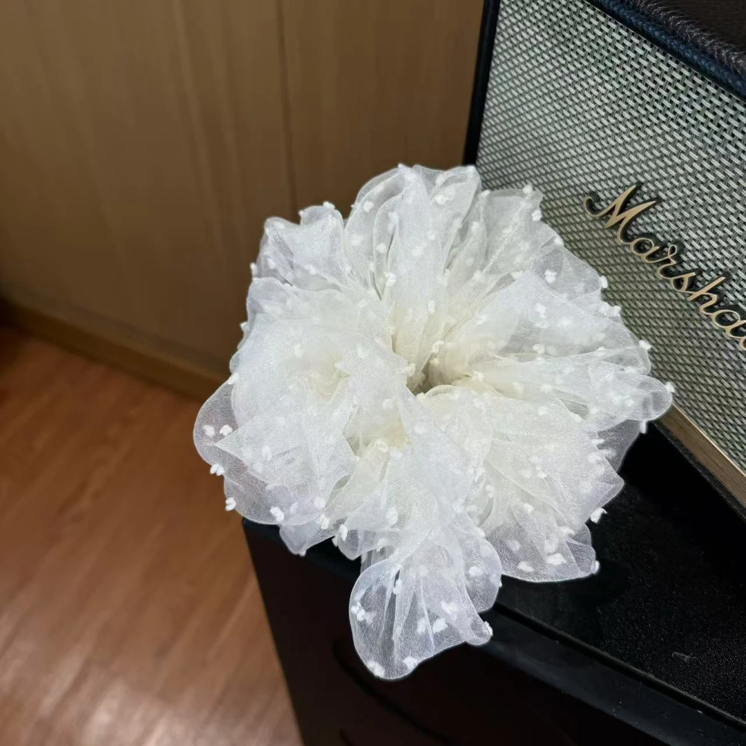 茵茵欧尼（网纱发圈）时尚公主风甜妹辣妹气质可爱百搭精致头花韩版