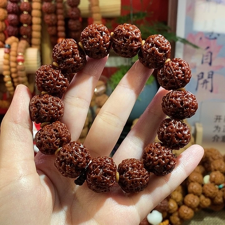 金刚菩提手串205玉化黑金