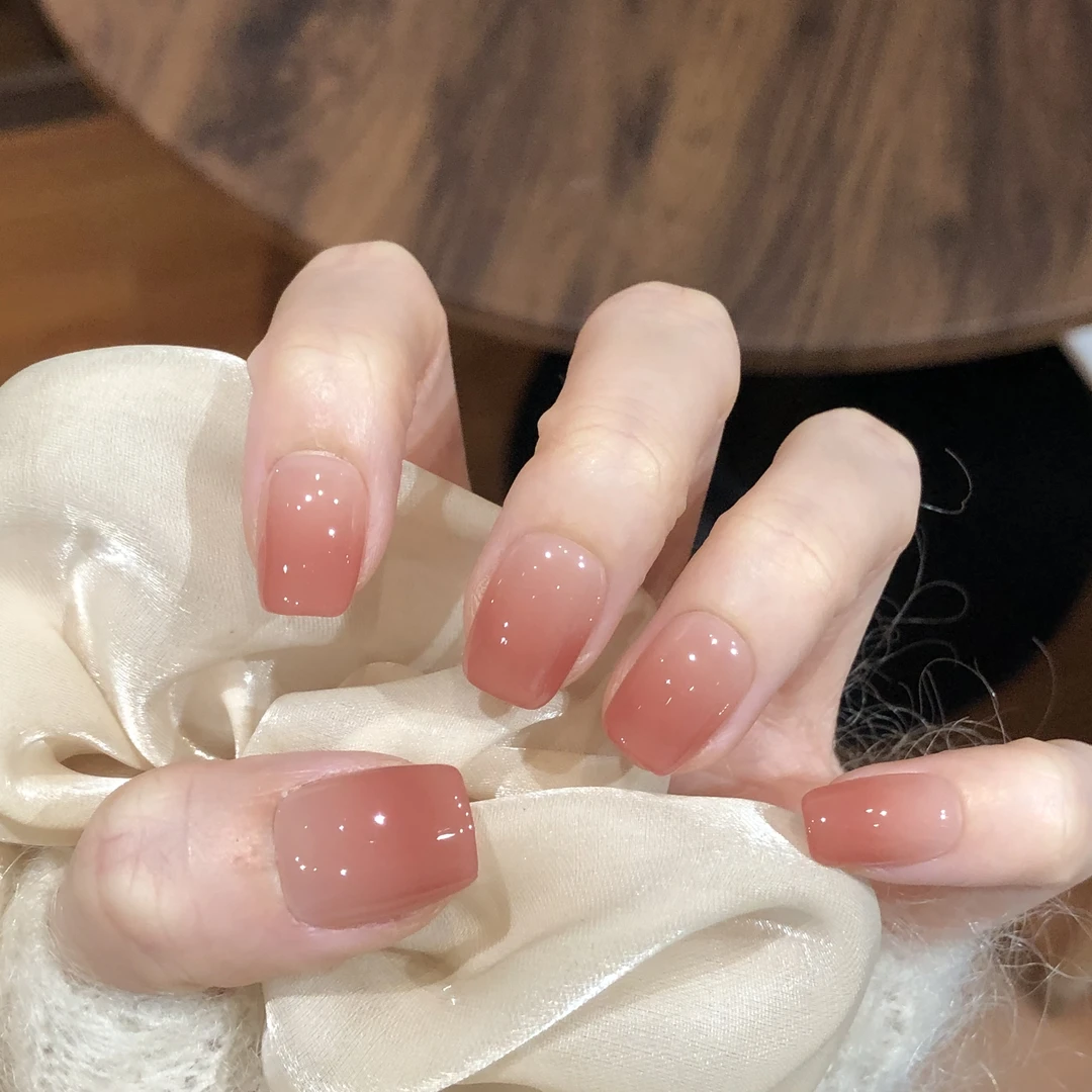 喵公子 【伪素颜】纯手工穿戴甲可拆卸美甲光疗甲