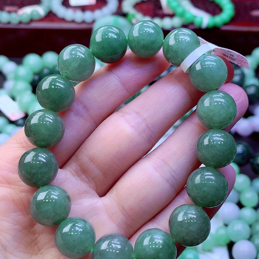 翡翠未镶嵌毛衣链