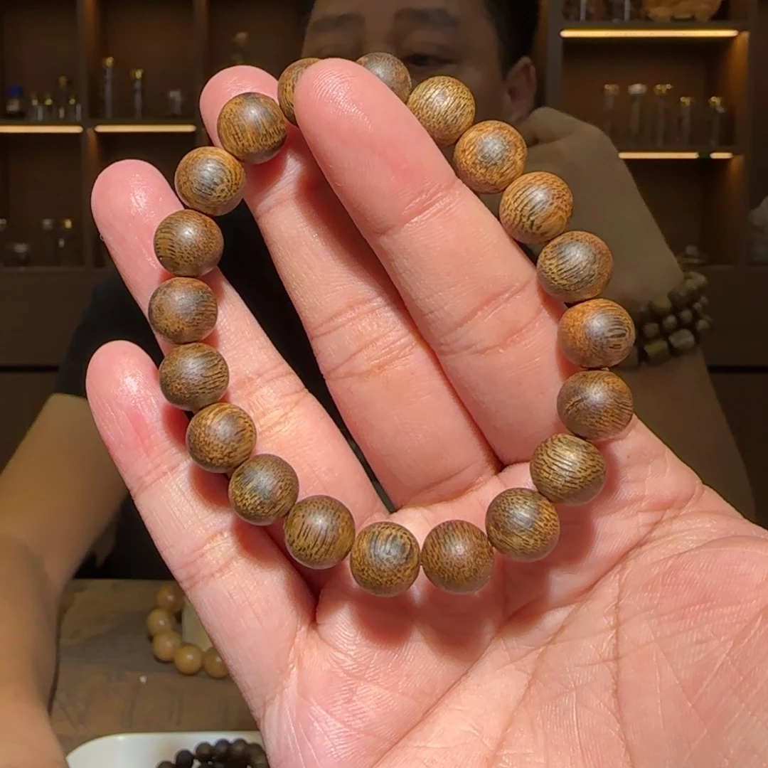 沉香手串单圈白奇母树1.0/8g多样性发一条