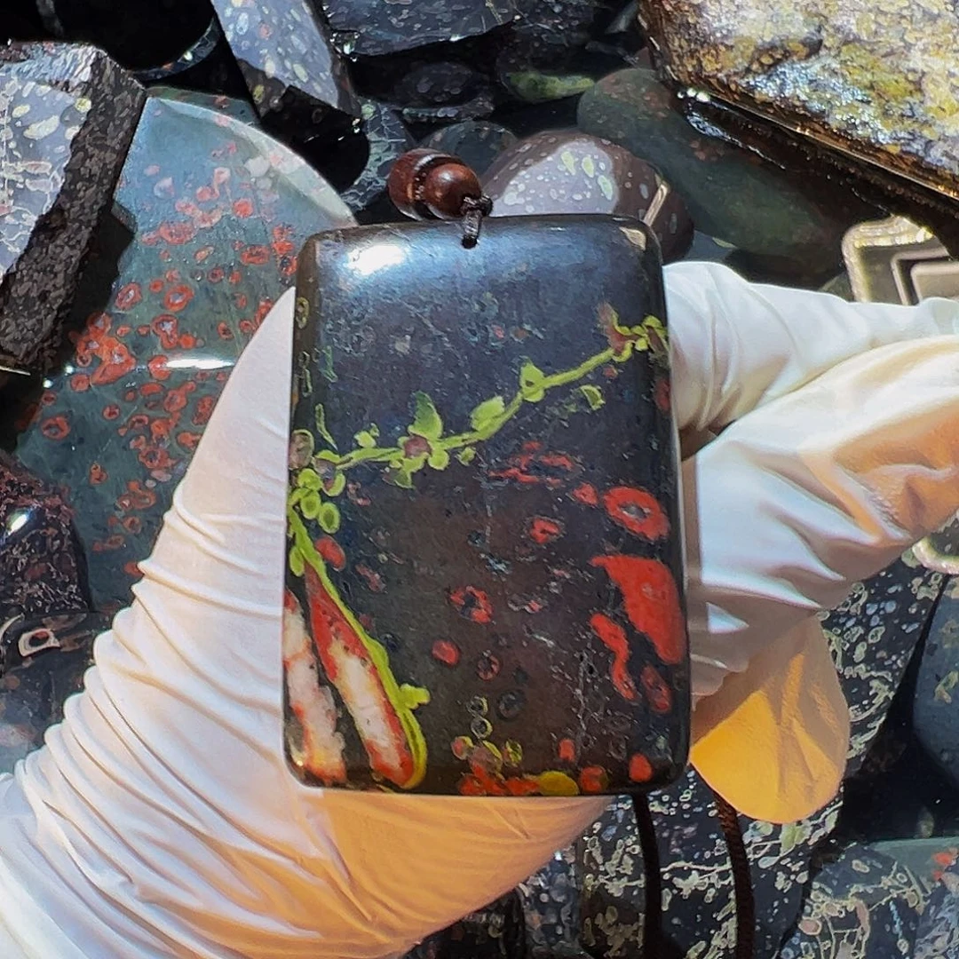 梅花玉鱼缸石茶周边微瑕不退不换