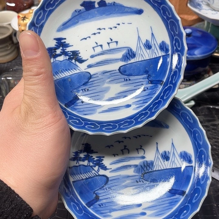 瓷片啾啾日瓷中古陶瓷工艺品