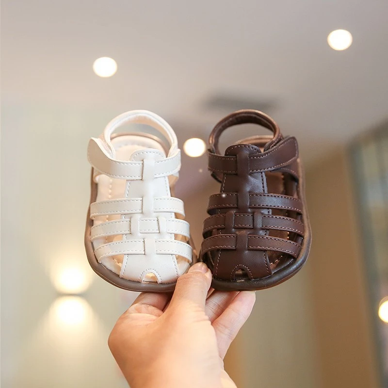 15-30码男宝宝沙滩鞋宝宝凉鞋夏款镂空女宝鞋子夏季女童罗马凉鞋