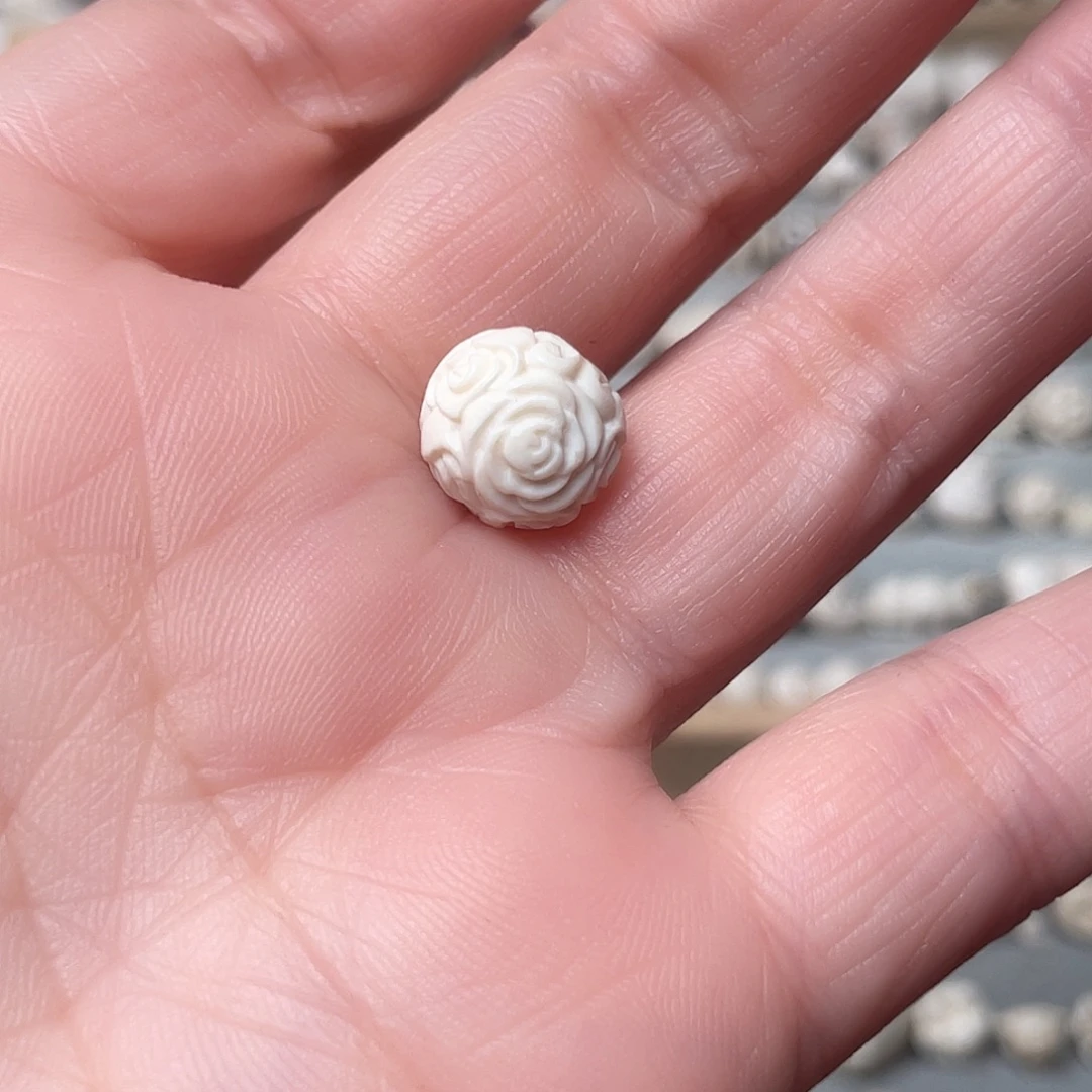 手串/手链/手镯猛犸象牙花球