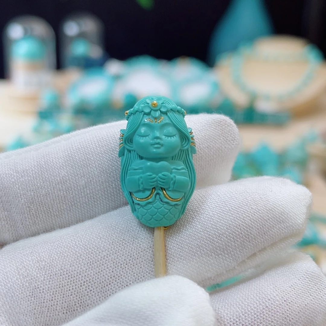 绿松石珠宝奇石未镶嵌