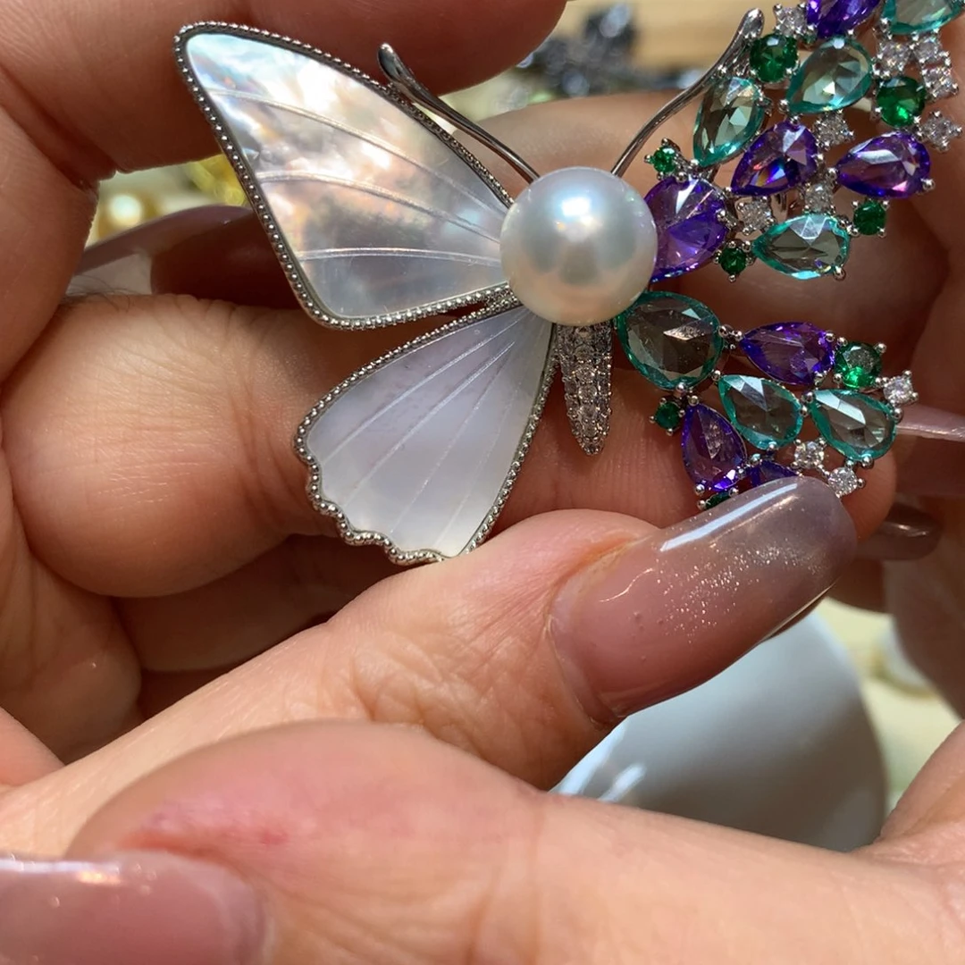 海水珍珠胸饰未镶嵌