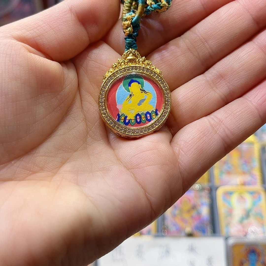 银S925热贡艺术唐卡