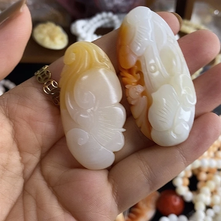 手串/手链贝壳蓝*海花梨木，两个牌子
