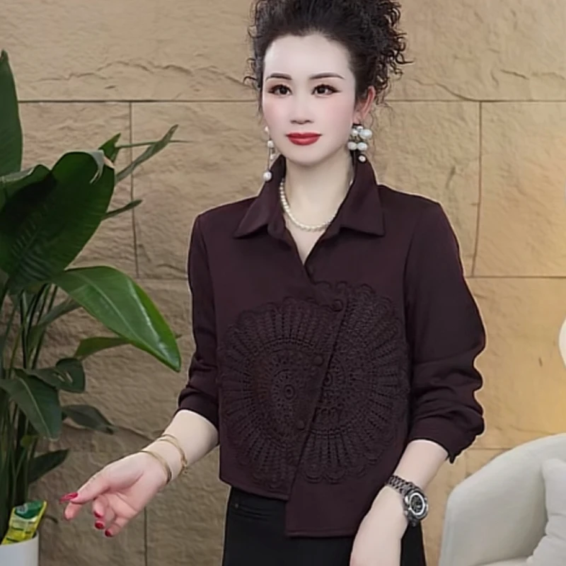【歌莱图】2025年早秋新款时尚显瘦洋气休闲百搭打底衫上衣#2579