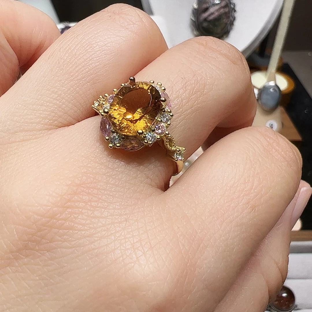 羊***羊珠宝半成品水晶银S925镶嵌
