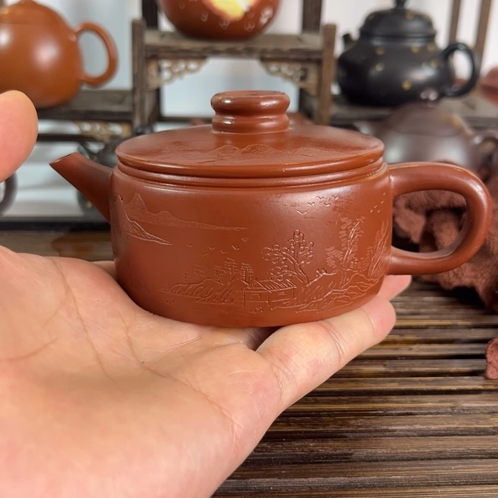 原矿紫砂手工制作
