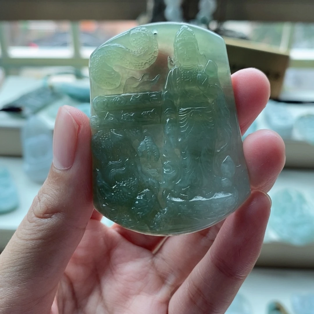 【闪购商品】颈饰未镶嵌翡翠天然缅甸A货翡翠