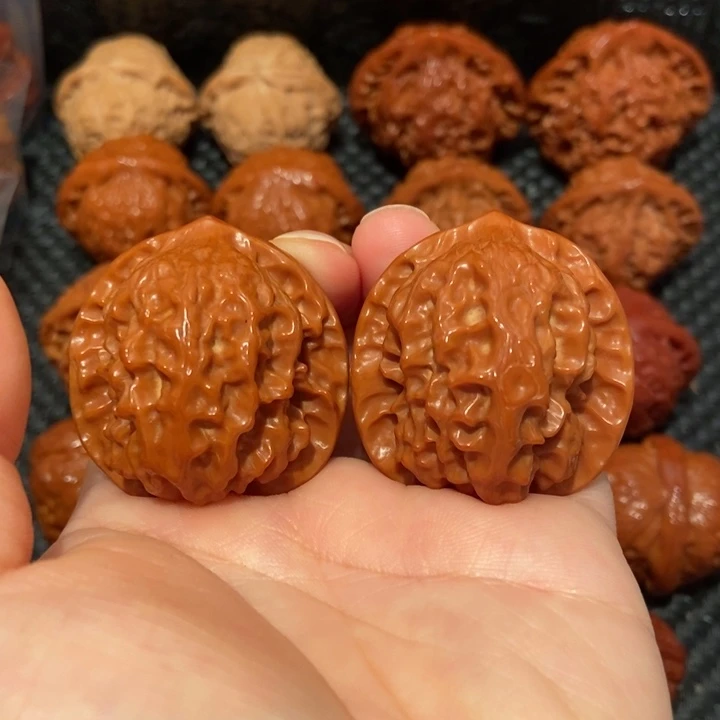 把件文玩核桃38尺寸白蛇骨1593