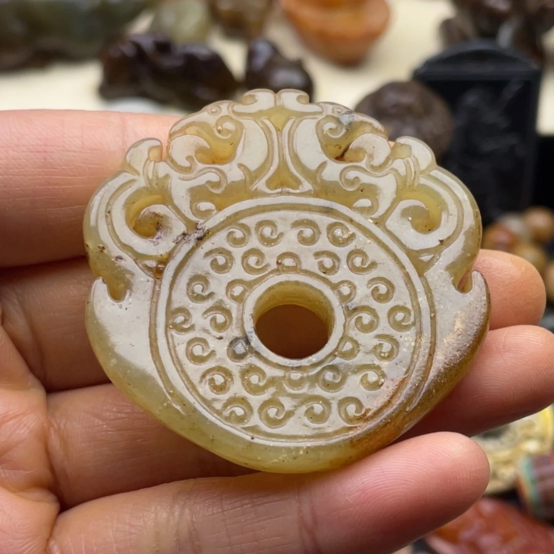 蛇纹石玉未镶嵌颈饰254