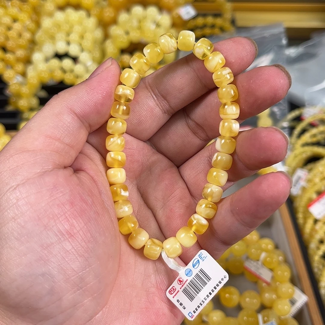 未镶嵌琥珀裸石琥珀手串