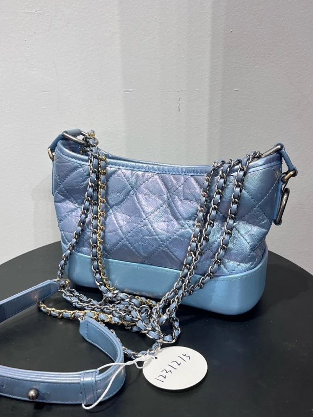 95新 Chanel/香奈儿 夏七中古/人鱼姬幻彩流浪单肩包/1231215