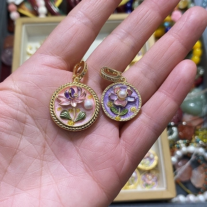 m***大理石磁石贝壳吊坠