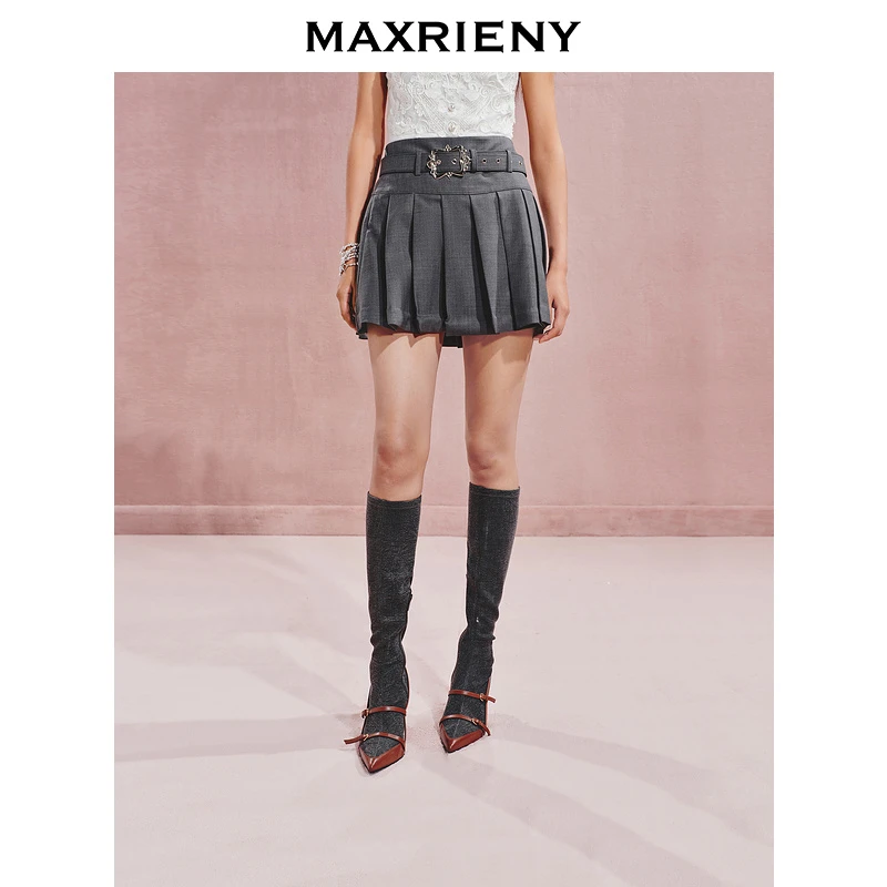 【达人专属】MAXRIENY复古精致氛围感秋半身裙