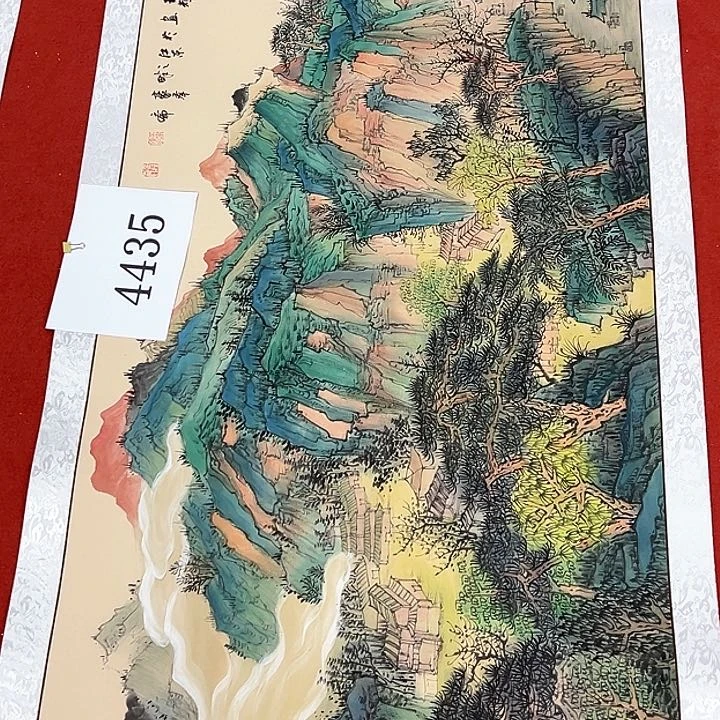 国画新年快乐纯手绘作品